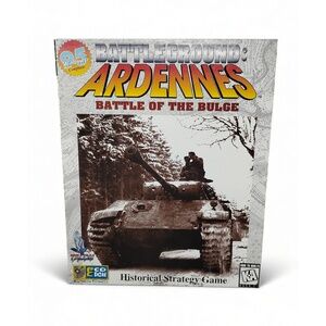 TalonSoft Battleground Ardennes PC Game 1995 Strategy Wargame Big Box Windows 95